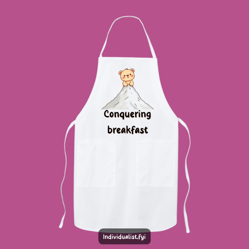 Funny Bear Cub Apron: Cheerful Kitchen Climber, A Sweet and Funny Gift