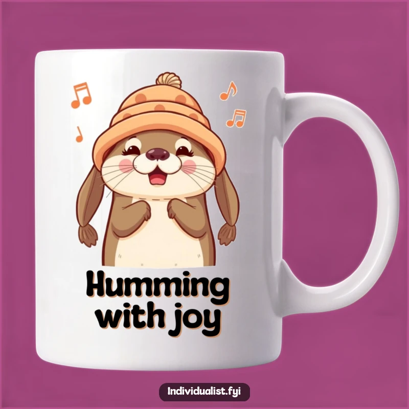 Funny Otter Hat Mug: Sing Along to Hilarity Funny Gift!