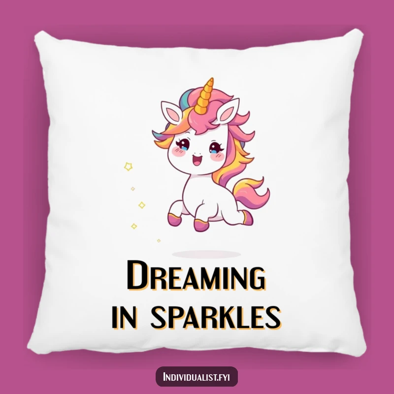 Funny Cheerful Creature Pillow: Soft Skipping Design, Comfy Funny Gift for Cozy Vibes!