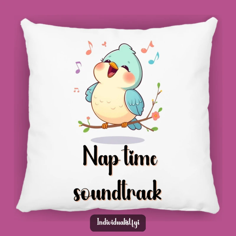 Funny Happy Bird Unique Melody Pillow - Cozy Avian Comfort Piece