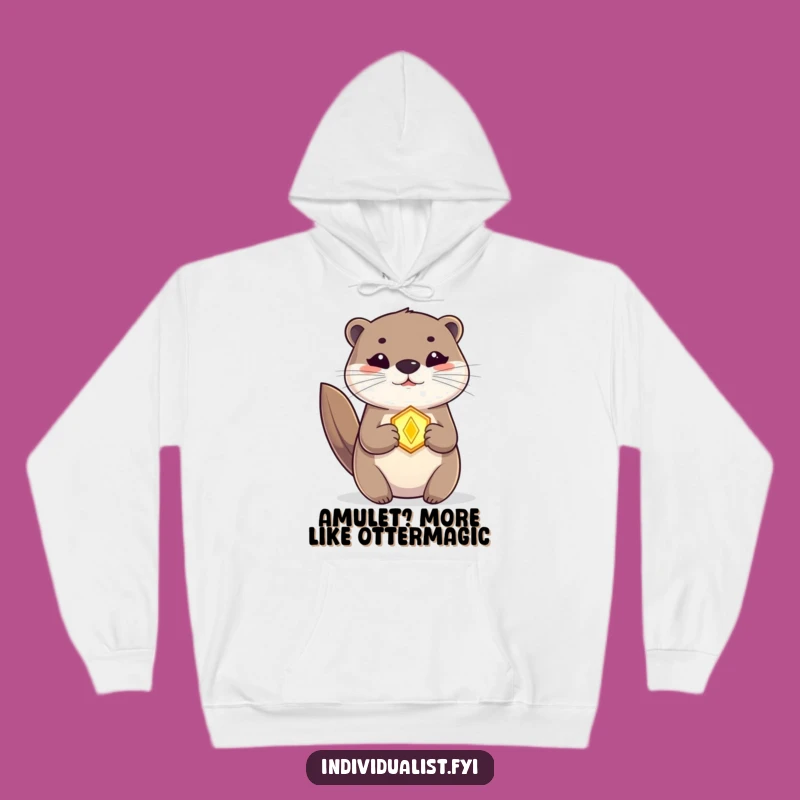 Cozy Funny Otter Amulet Hoodie: Warmth, Magic, and a Great Gift Idea