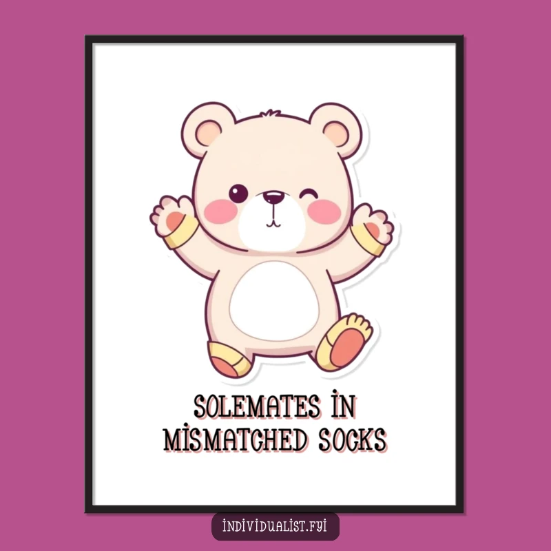 Funny Free Printable Bear Wall Art - DIY Downloadable Decor for Whimsical Homes