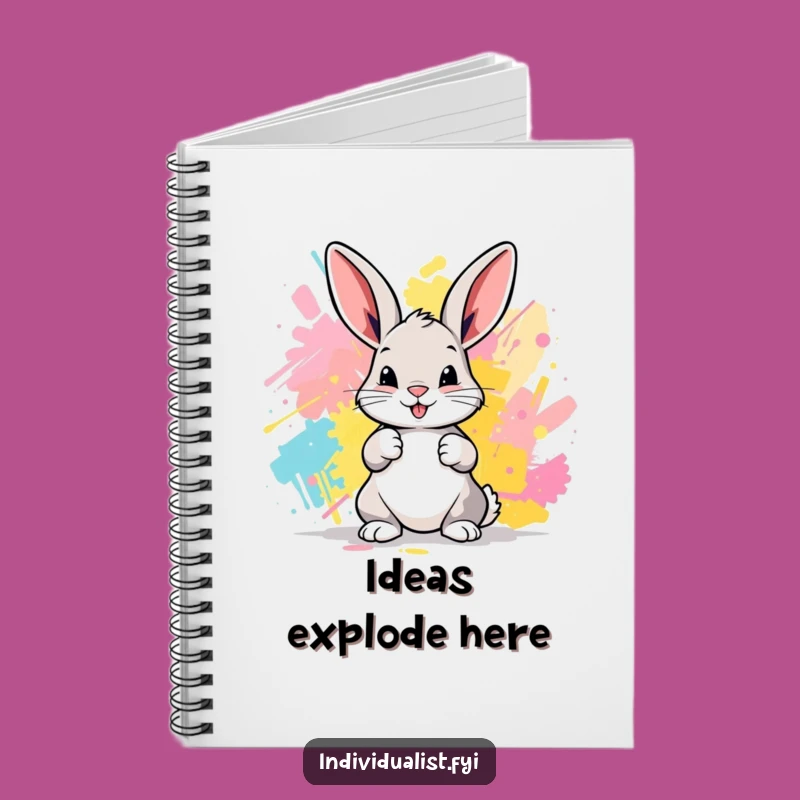 Funny Bunny Artist Notebook: Sketch Your Ideas Funny Gift!