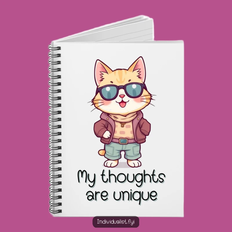 Funny Cat Mismatched Clothes Notebook: Jot Down Your Funniest Ideas Gift!