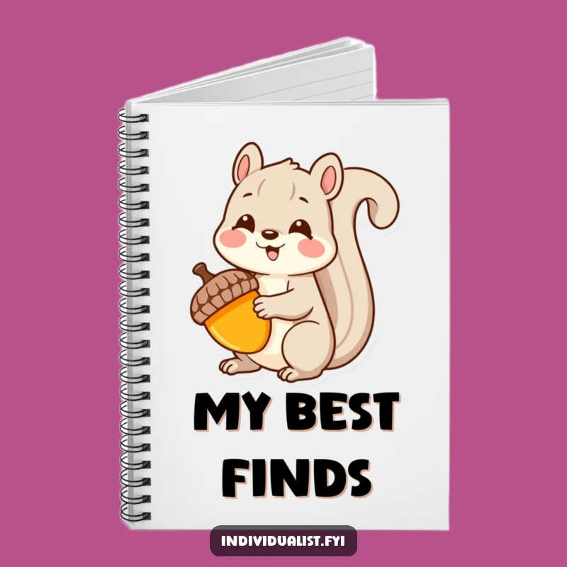 Funny Kawaii Squirrel Notebook: Unique Acorn Ideas, Collector's Journal Gift