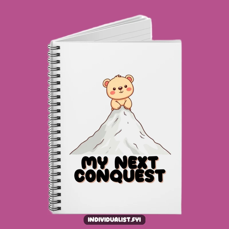 Funny Bear Cub Notebook: Cheerful Climbing Journal, Perfect for Notes and Funny Gifts