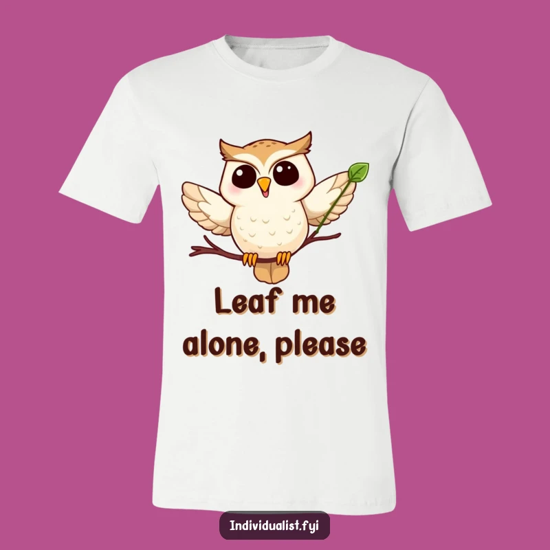 Funny Joyful Owl Flying T-Shirt: A Comical Woodland Creature Tee for Gift Giving